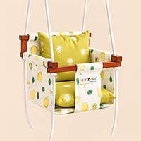 Baby Hanging Cotton Swing - Lemon Bliss Baby Hanging Cotton Swing - Lemon Bliss