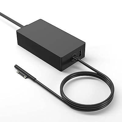 Laptop adapter for Compatible Microsoft 44W Laptop Charger 15V, 2.58A, Surface Pin