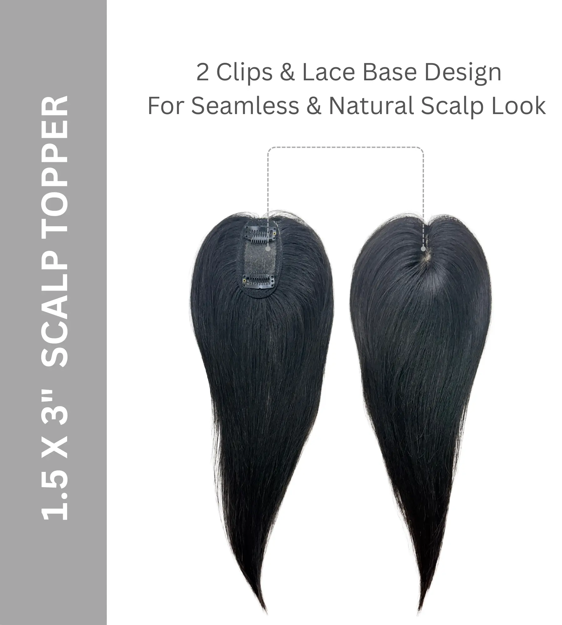 1.5" X 3" Scalp-Topper