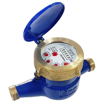 UPC Water Meter Multi Jet Cold Brass Screwed