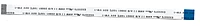 15 Pin 0.5mm Pitch 150mm Length FFC Cable - Reverse Direction- Type  B