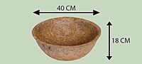 Coco Liner | Natural Coir Hanging Basket Liner | Multiple Sizes