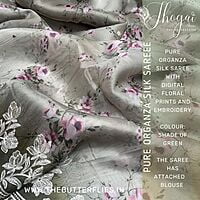 PURE ORGANZA SAREE DCMSORZ22747