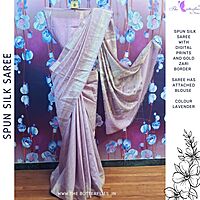 BEAUTIFUL SPUN SILK SAREE  SRCSFSC24530