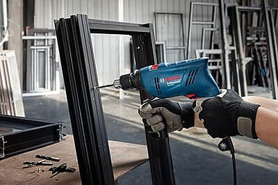 Bosch GSB 600 Corded Electric Impact Drill, 600 W, 13 mm, 1.7 kg, 3,000 rpm, 1.4 Nm, Variable Speed, Forward/Reverse Rotation, Double Insulation, Improved Carbon Brush,1Yr Warranty, Blue Bosch GSB 600 Corded Electric Impact Drill, 600 W, 13 mm, 1.7 kg, 3,000 rpm, 1.4 Nm, Variable Speed, Forward/Reverse Rotation, Double Insulation, Improved Carbon Brush,1Yr Warranty, Blue