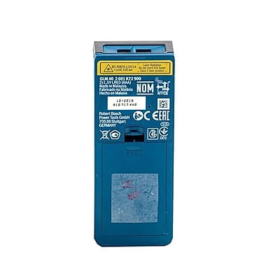 Bosch GLM 40 Plastic Professional Digital Laser Measure (Blue), 1 Piece