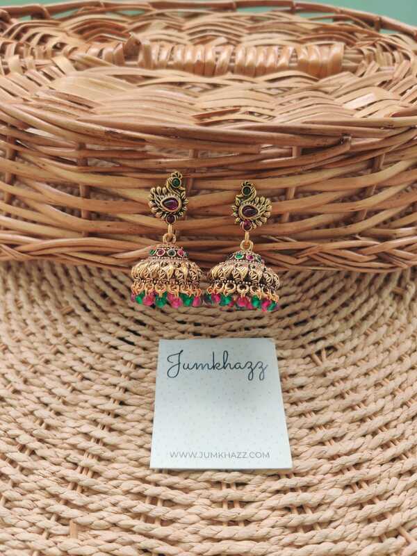 Lakshmi Oxidised Jumkha (JBJ849)