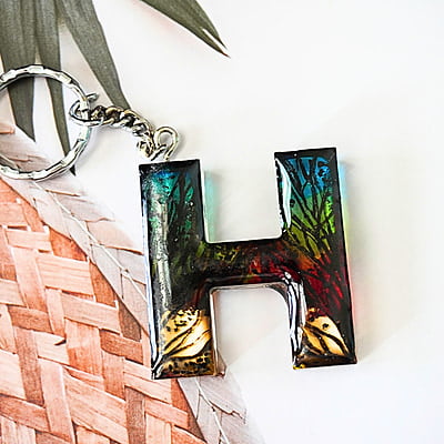 'H' COMPLICADO LETTER KEYCHAIN 'H' COMPLICADO LETTER KEYCHAIN