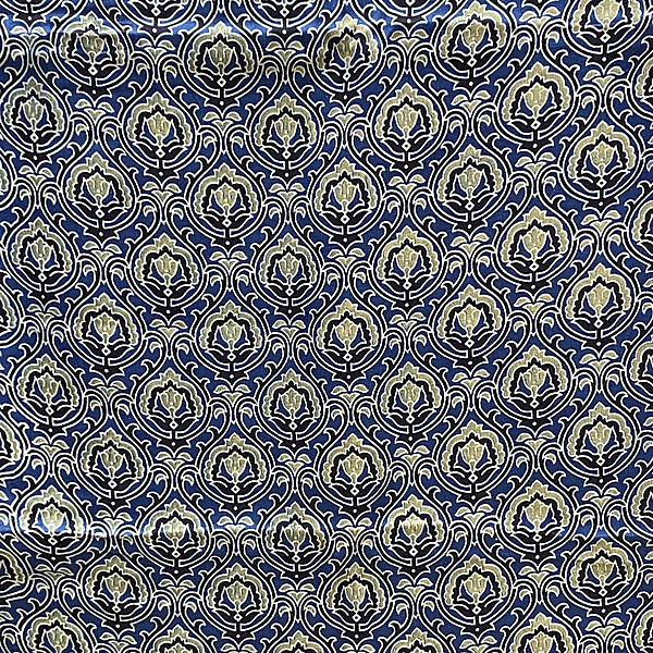 Mashru Silk Ajrakh Print #16