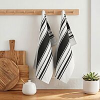 Striped Kitchen Towel Set of 2