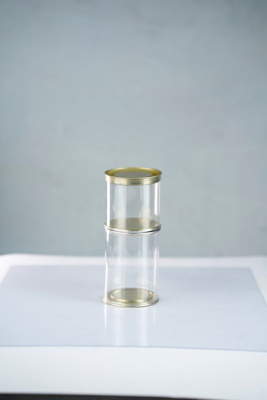 CLEAR TIN JARS - 300 ML