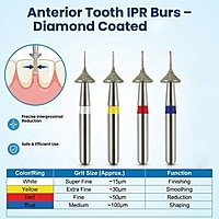 SuperEndo ProxiSure IPR Interproximal Reduction Bur Kit (Pack of 8 Burs)