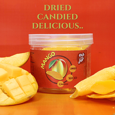 Nuts in a Jar Dried & Candied Mango Slice 250 Grams
