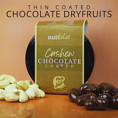 Nut Dolche Chocolate Coated Cashews 100 Grams Nut Dolche Chocolate Coated Cashews 100 Grams