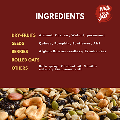 Dry Fruit Overloaded Granola 250 grams Dry Fruit Overloaded Granola 250 grams