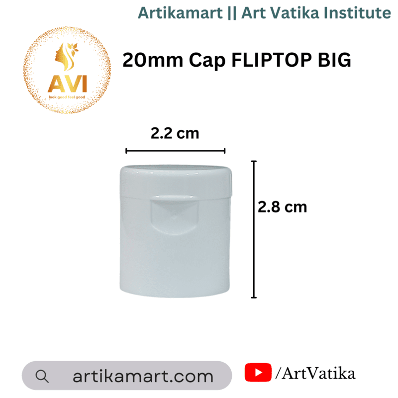20mm-415 Cap FLIPTOP WHITE