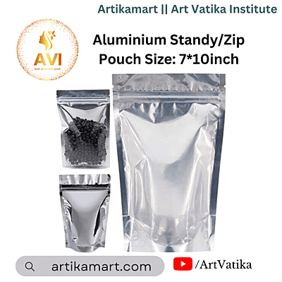Aluminium Standy/Zip Pouch Size: 7*10inch Aluminium Standy/Zip Pouch Size: 7*10inch