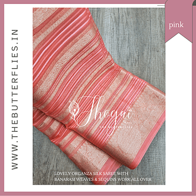 ORGANZA SILK SAREE PSSSORZ23083