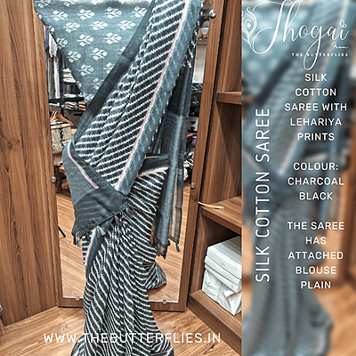 LINEN COTTON PRINTED SAREE  AGISLIN22233