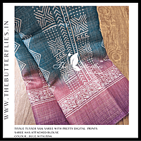TISSUE TUSSER SILK SAREE SFHSTES23680