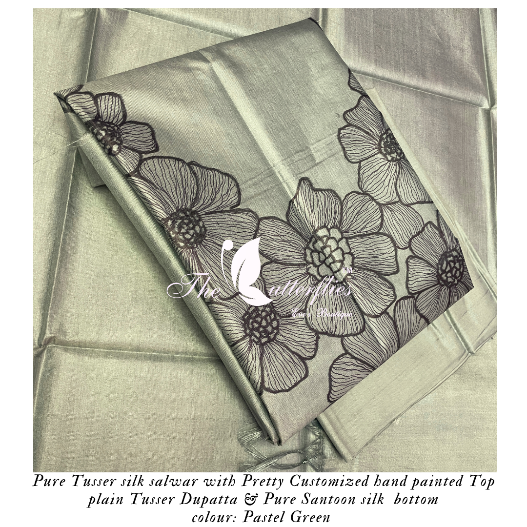 PURE TUSSER SILK SALWAR ANCCTRS24226