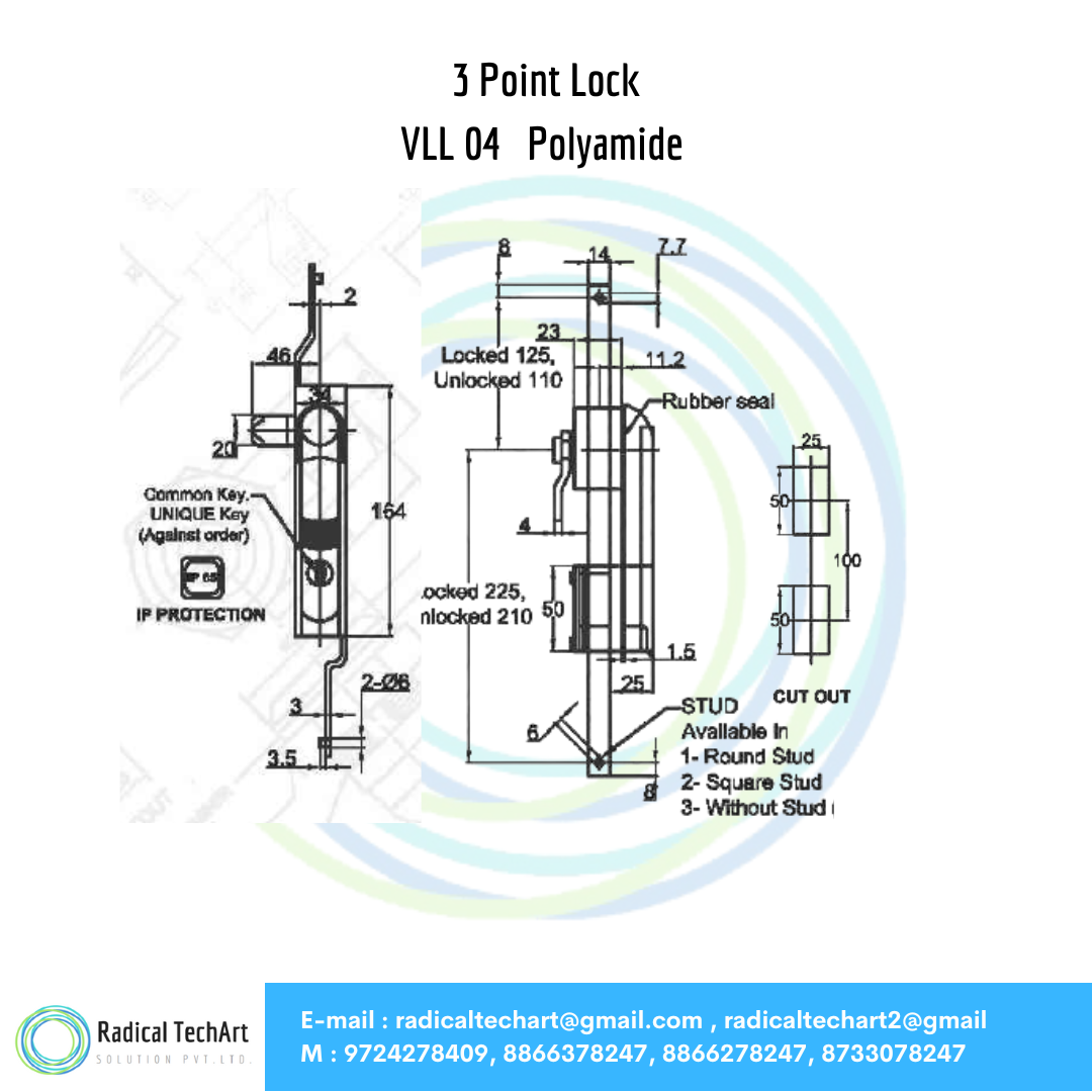 VLL 01, VlLL 02 (3 Point Lock)