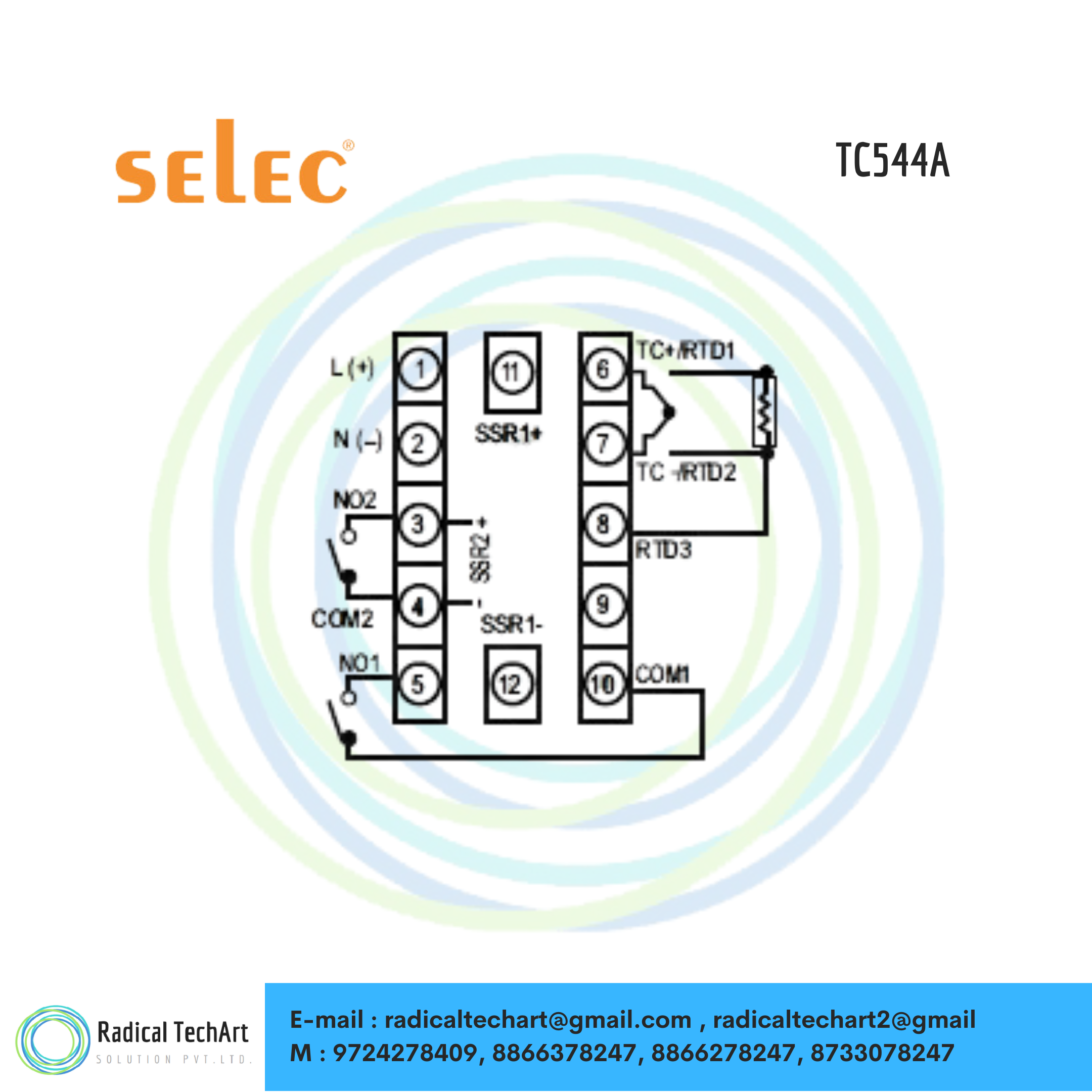 TC544A Temperature Controllers