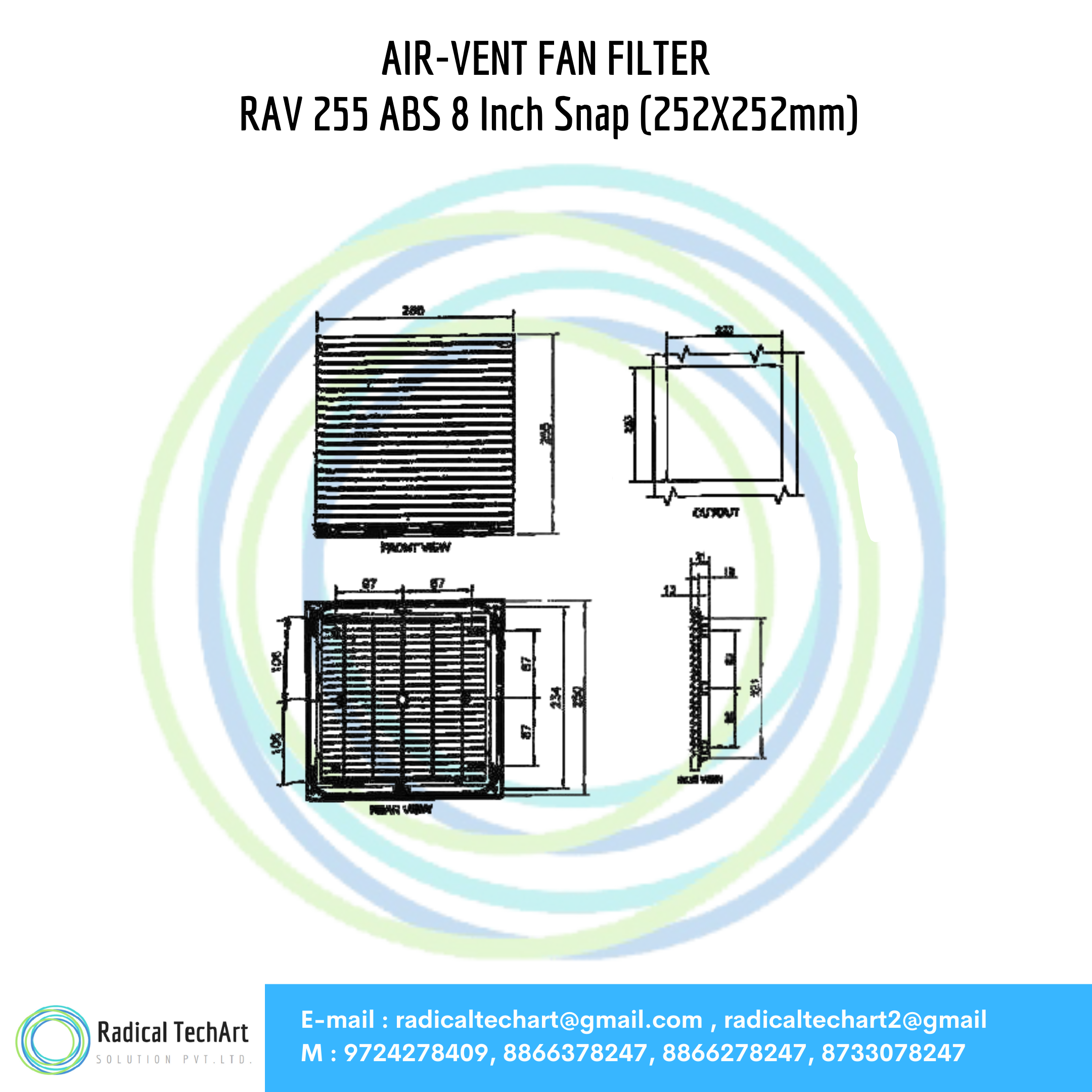 Airvent Fan Filters