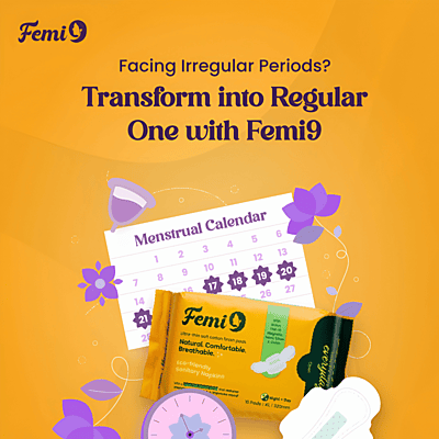 Femi 9 Happy Day Everyday Sanitary Napkins XL 320mm - Pack of 3 (30 Pads)