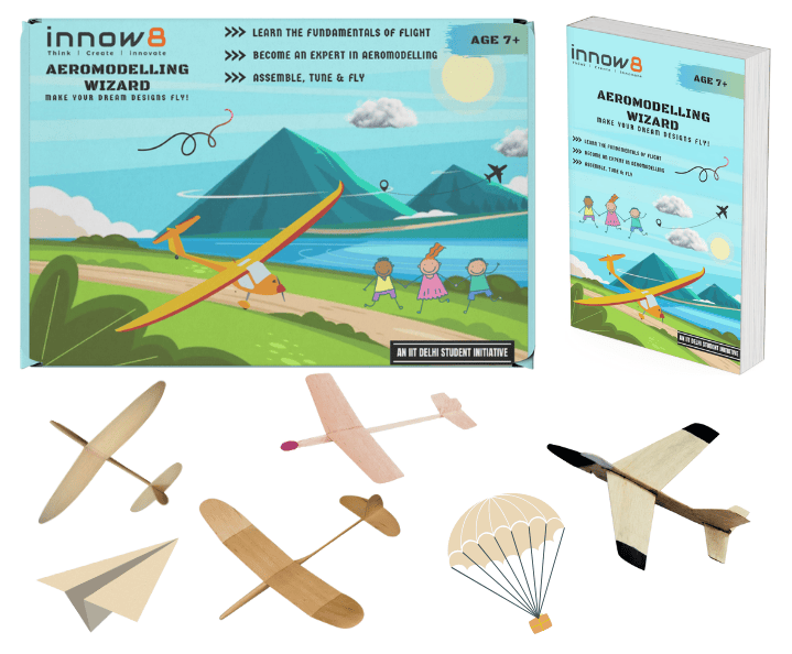 Aeromodelling DIY Kit – 5 PCS Glider Kit with Catapult | Build & Fly Model Planes for Sky-High Adventures