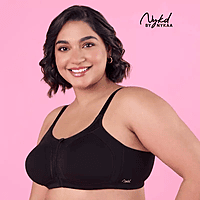 Nykd By Nykaa Everyday Cotton M-Frame Bounce Control Non-Padded Non-Wired Bra  NYB101B