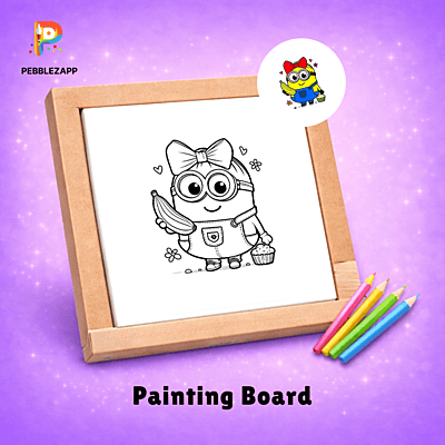 Cute Minion Coloring