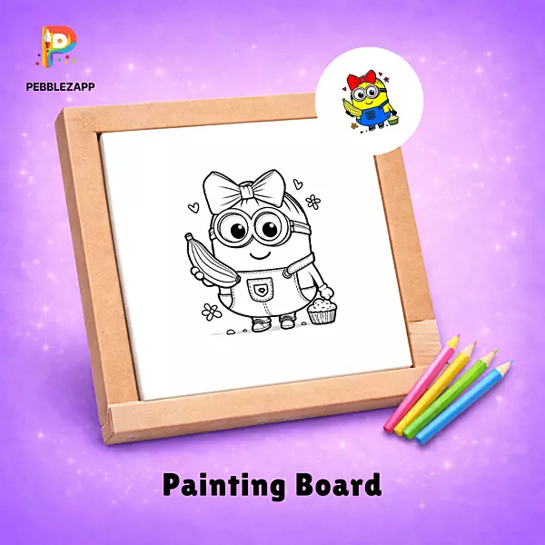 Cute Minion Coloring