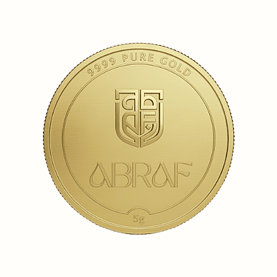 ABRAF 5 gram 24 Karat Gold Coin 999.9
