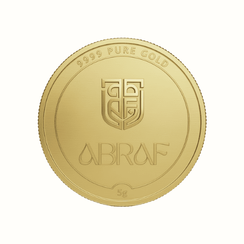 ABRAF 5 gram 24 Karat Gold Coin 999.9
