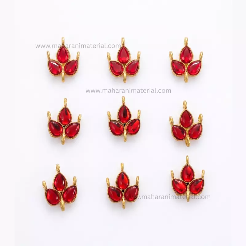 Leaf Kundan Hook {9Rs pp}