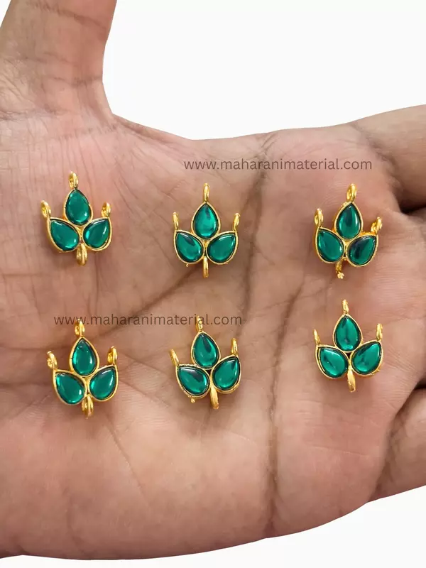 Leaf Kundan Hook {9Rs pp}