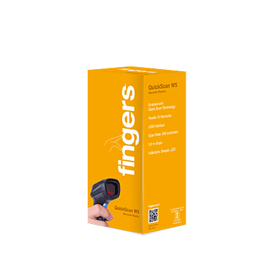 Fingers QuickScan W5 Barcode Scanner Fingers QuickScan W5 Barcode Scanner