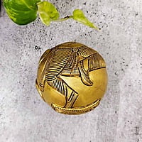 Brass Super Fine Krishna Paper Weight - 3 inch Height | Decorative Brass Krishna Paper Weight