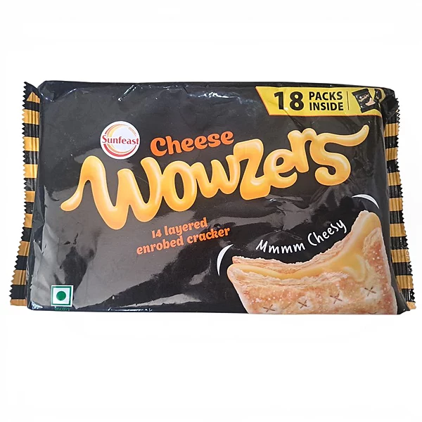 SUNFEAST WOWZERS CHEESE BISCUITS 288GM