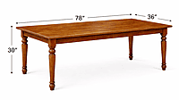 Phillip Six Seater Dining Table