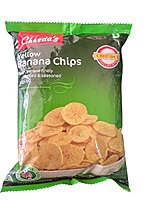 CHHEDA YELLOW BANANA CHIPS 25GM