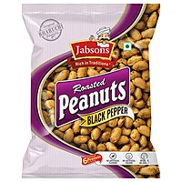 JABSONS BLACK PAPER ROASTED PEANUTS 140GM