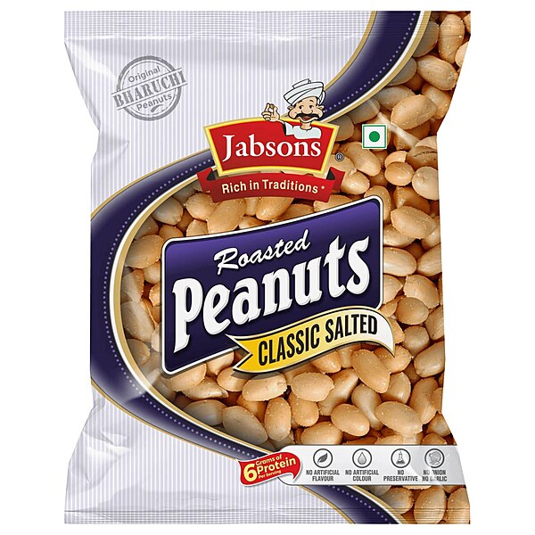 JABSONS CLASSIC SALED ROASTED PEANUTS 160GM