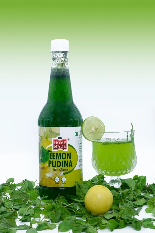 HOME MADE LEMON PUDINA SQUASH 750ML