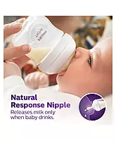 Avent Natural Response Teat Flow 5 Teats for Newborn Babies BPA Free - Pack of 2