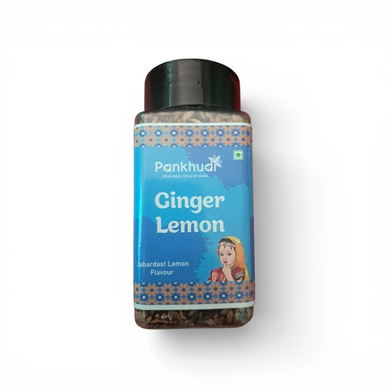 PANKHUDI GINGER L EMON CONTAINER 100GM