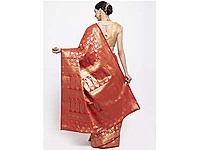 SAREE-PWEWSRWBRO1843013-RED
