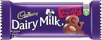 CADBURY FRUIT N NUT 38GM