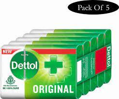 DETTOL ORIGINAL 5 PACK 75GM EACH